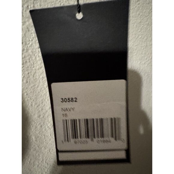 La Femme 30582 Evening Dress 16 Gown Off Shoulder Black Ruched Formal Gala $398 - Picture 10 of 12